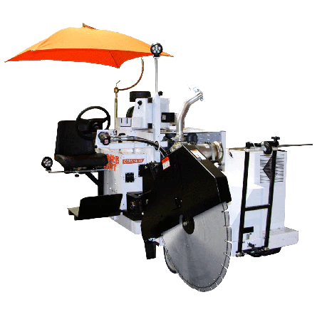 Ride-On Concrete Saws