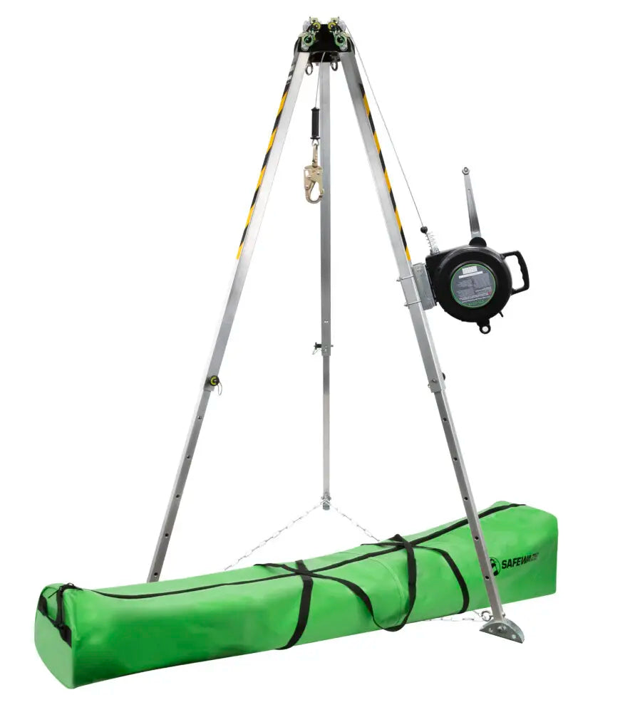 7′ Adjustable Tripod Kit, 65′ 3-Way Safewaze