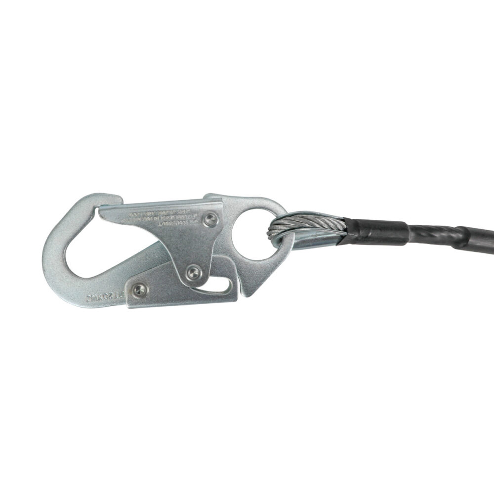 Leading Edge 6′ Energy Absorbing Lanyard: Snap Hook Safewaze
