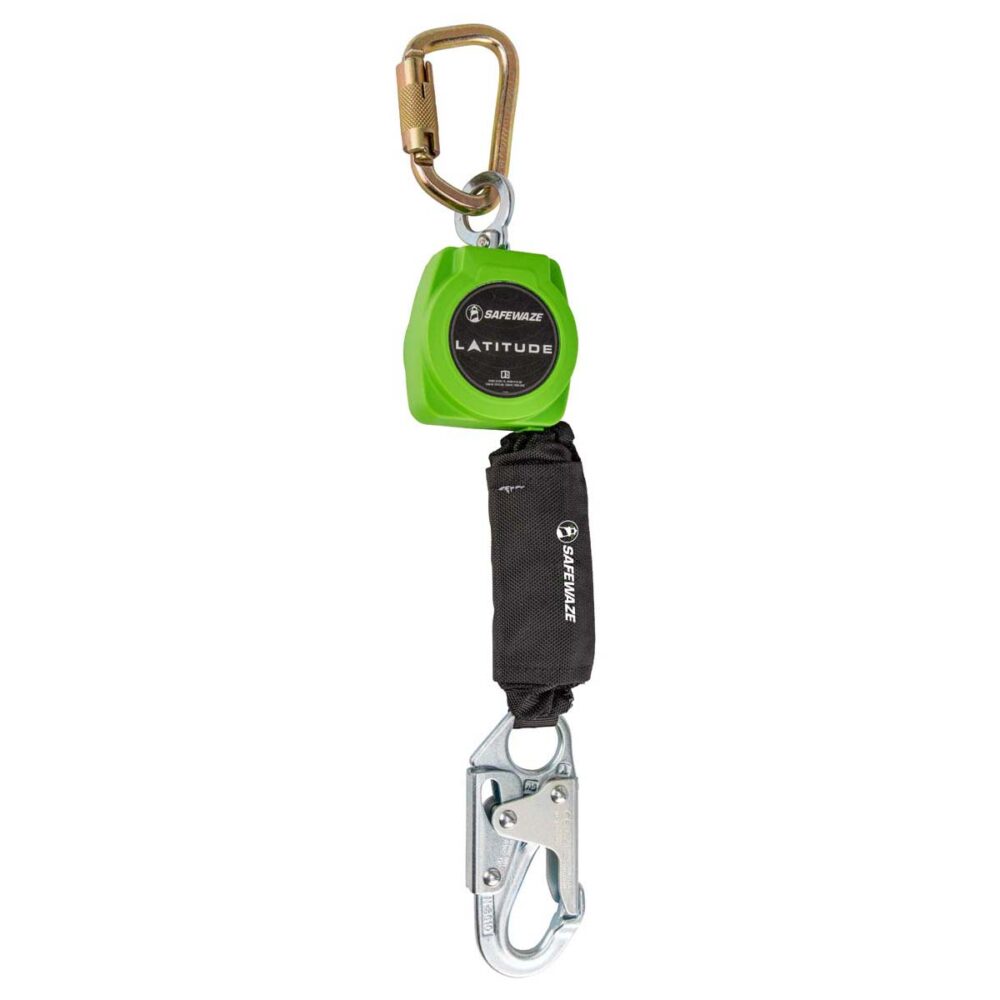Latitude 6' Single Web SRL-P: Carabiner, Hook 019-5044 Safewaze Snap
