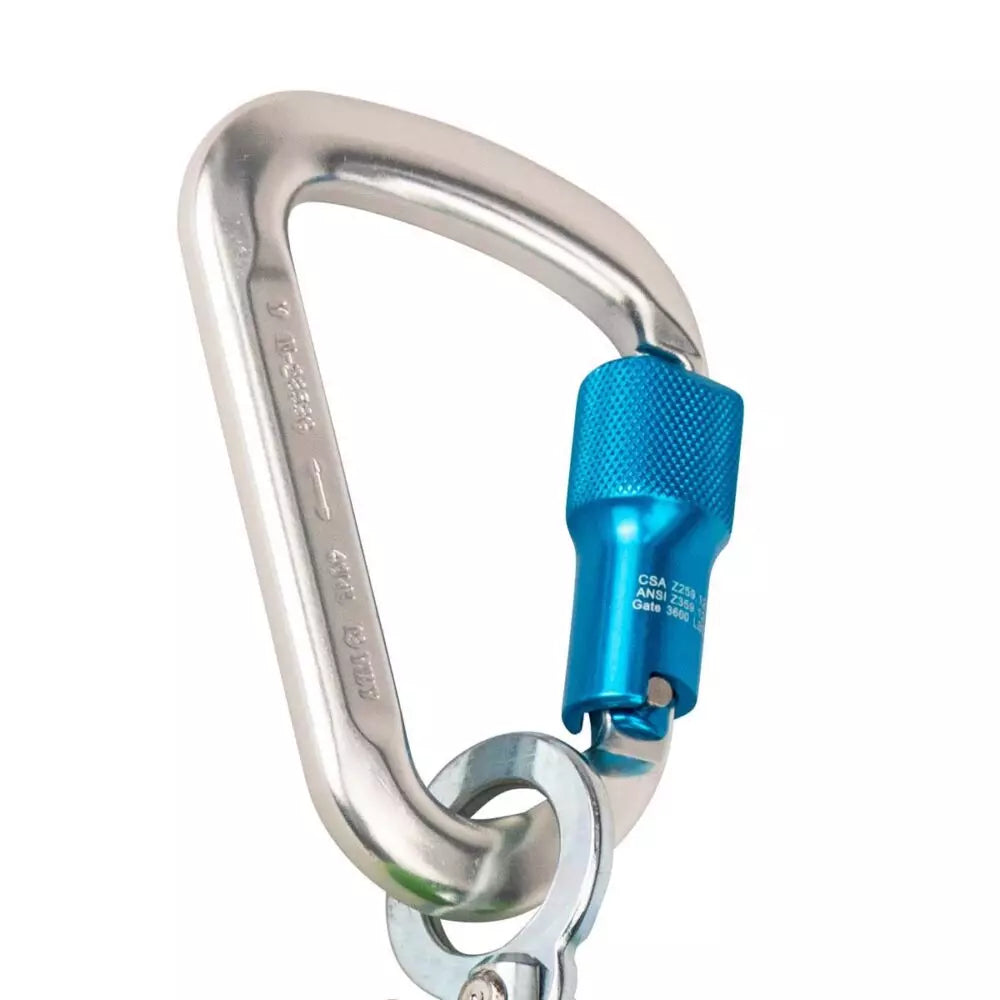 Latitude 6' Single Web SRL-P: Alu Carabiner, Hook Safewaze