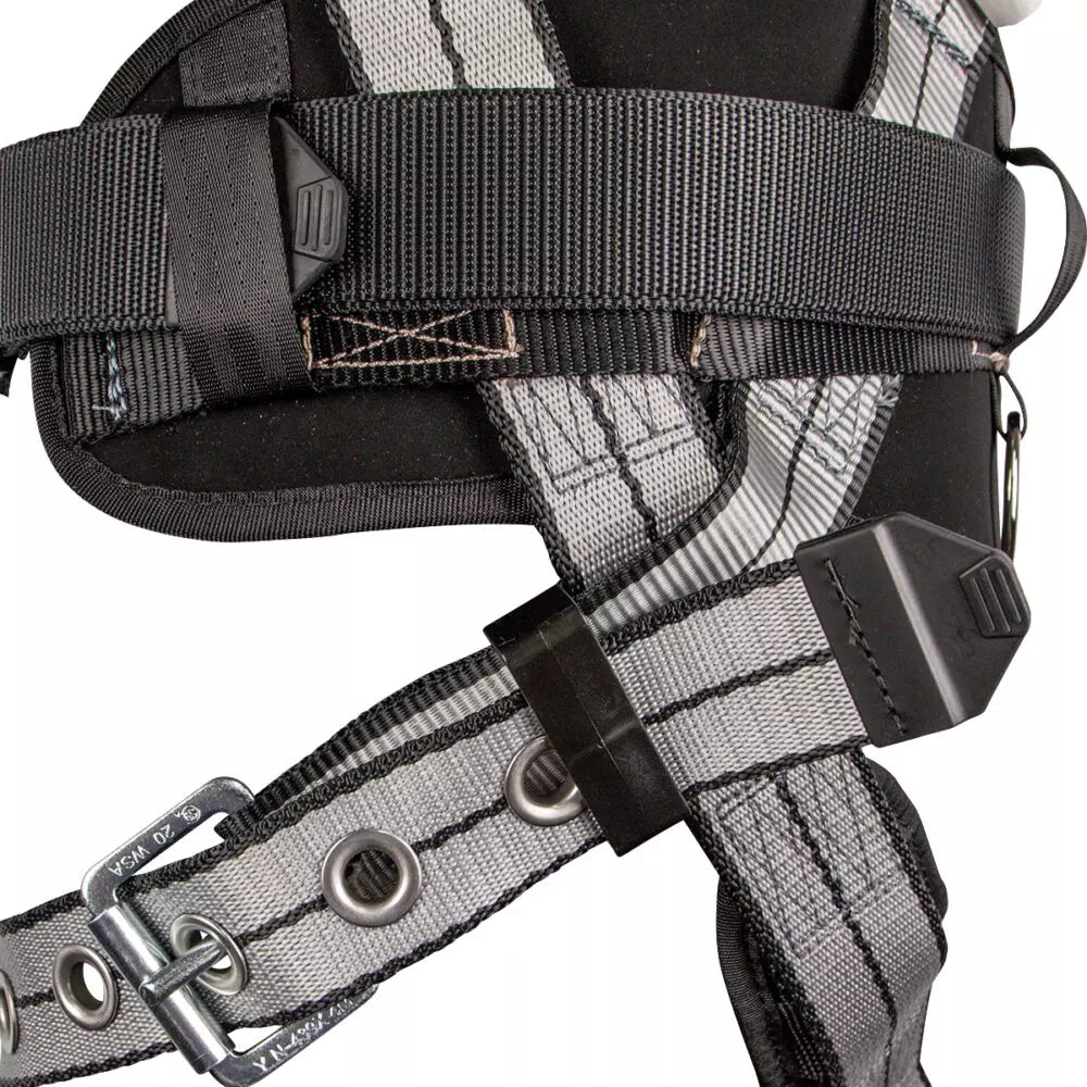 PRO+ Slate Construction Harness: Alu 1D, Alu QC Chest, TB Legs Safewaze