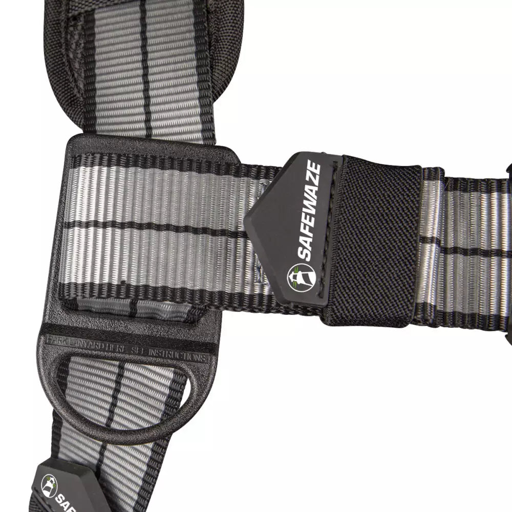 PRO+ Slate Construction Harness: Alu 1D, Alu QC Chest, TB Legs Safewaze