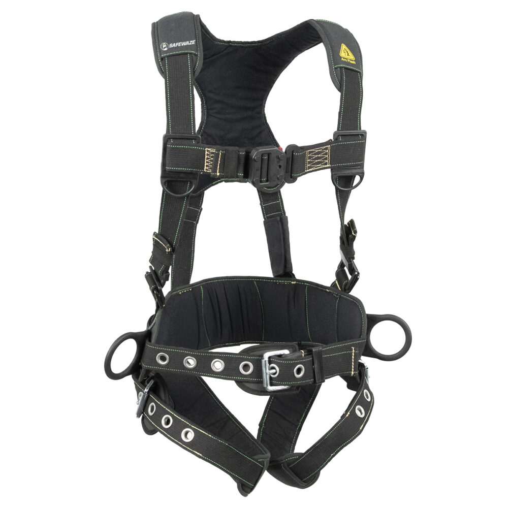 Arc Flash Construction Harness: DE 3D, DE QC Chest, TB Legs Safewaze