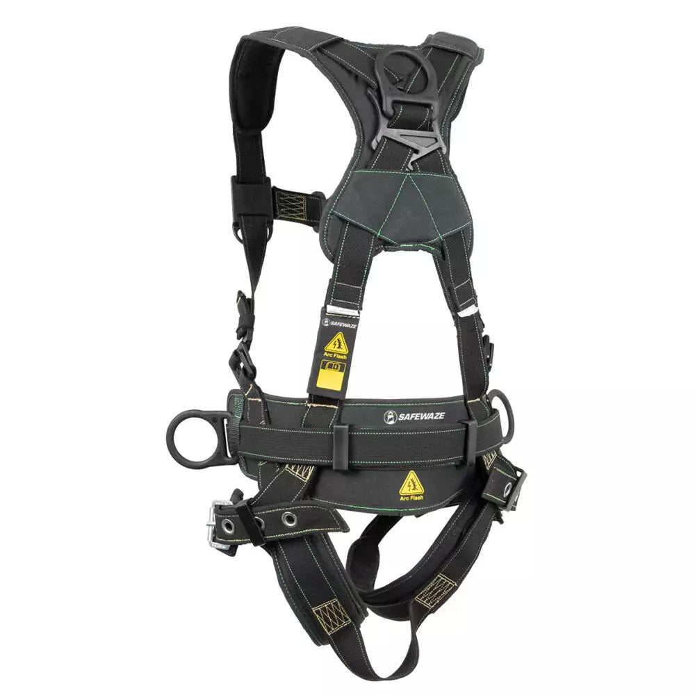 Arc Flash Construction Harness: DE 3D, DE QC Chest, TB Legs Safewaze