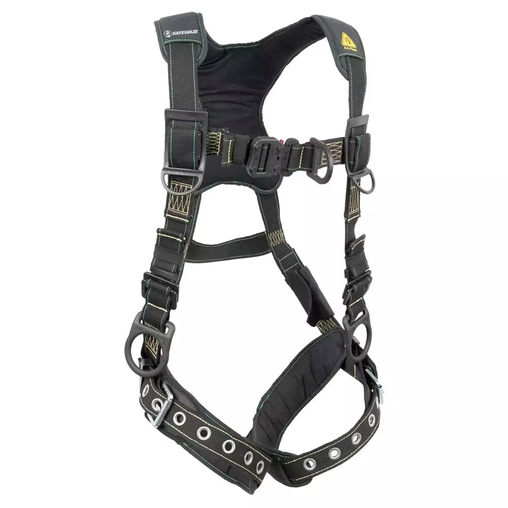Arc Flash Full Body Harness: DE 3D, DE QC Chest, DE FD, TB Legs Safewaze