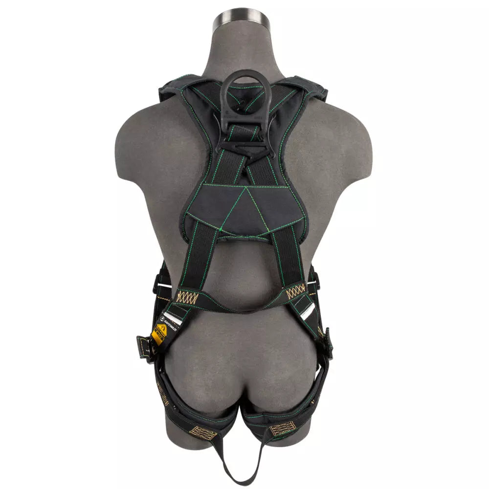 Arc Flash Full Body Harness: DE 1D, DE MB Chest, TB Legs Safewaze