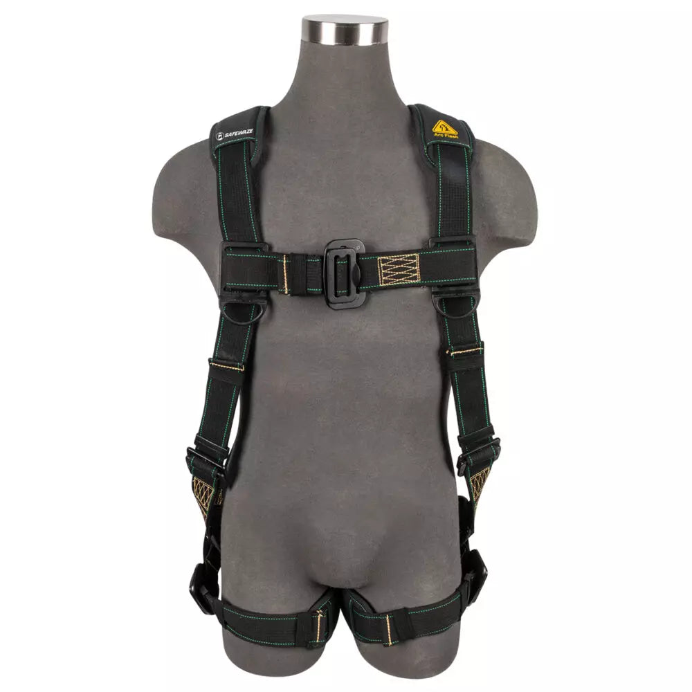 Arc Flash Full Body Harness: DE 1D, DE MB Chest/Legs Safewaze