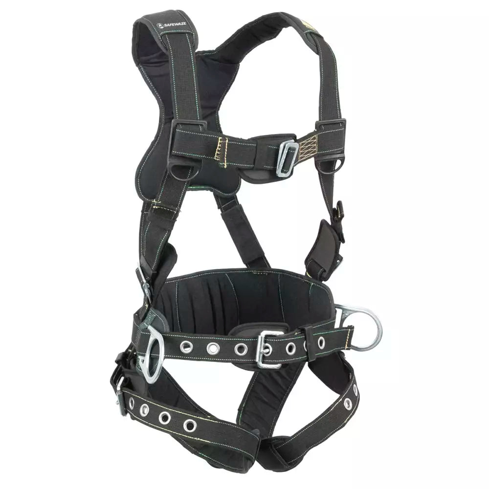 Arc Flash Construction Harness: 3D, MB Chest, TB Legs Safewaze