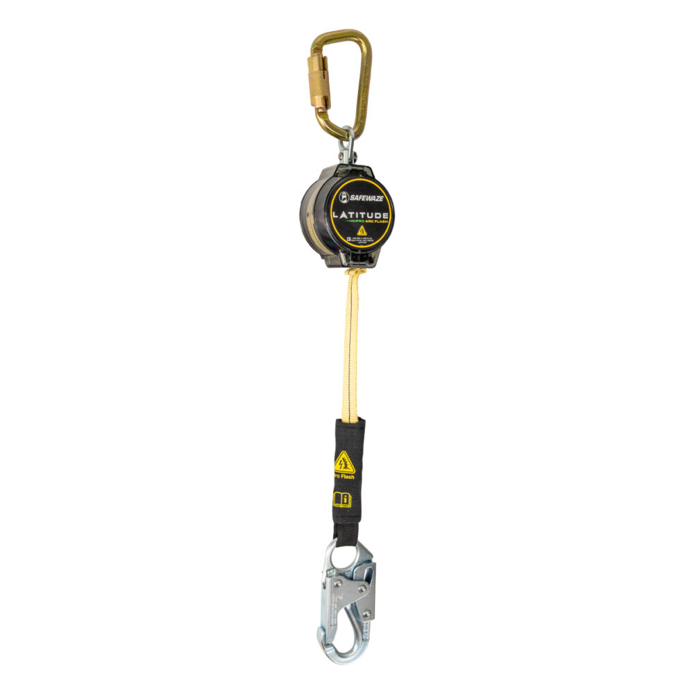 Latitude Pro Arc Flash 7′ Single Web SRL-P: Carabiner 020-5200 Safewaze Snap