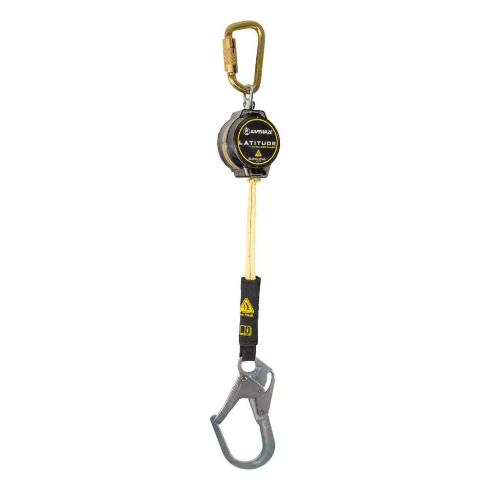 Latitude Pro Arc Flash 7′ Single Web SRL-P: Carabiner 020-5201 Safewaze Rebar