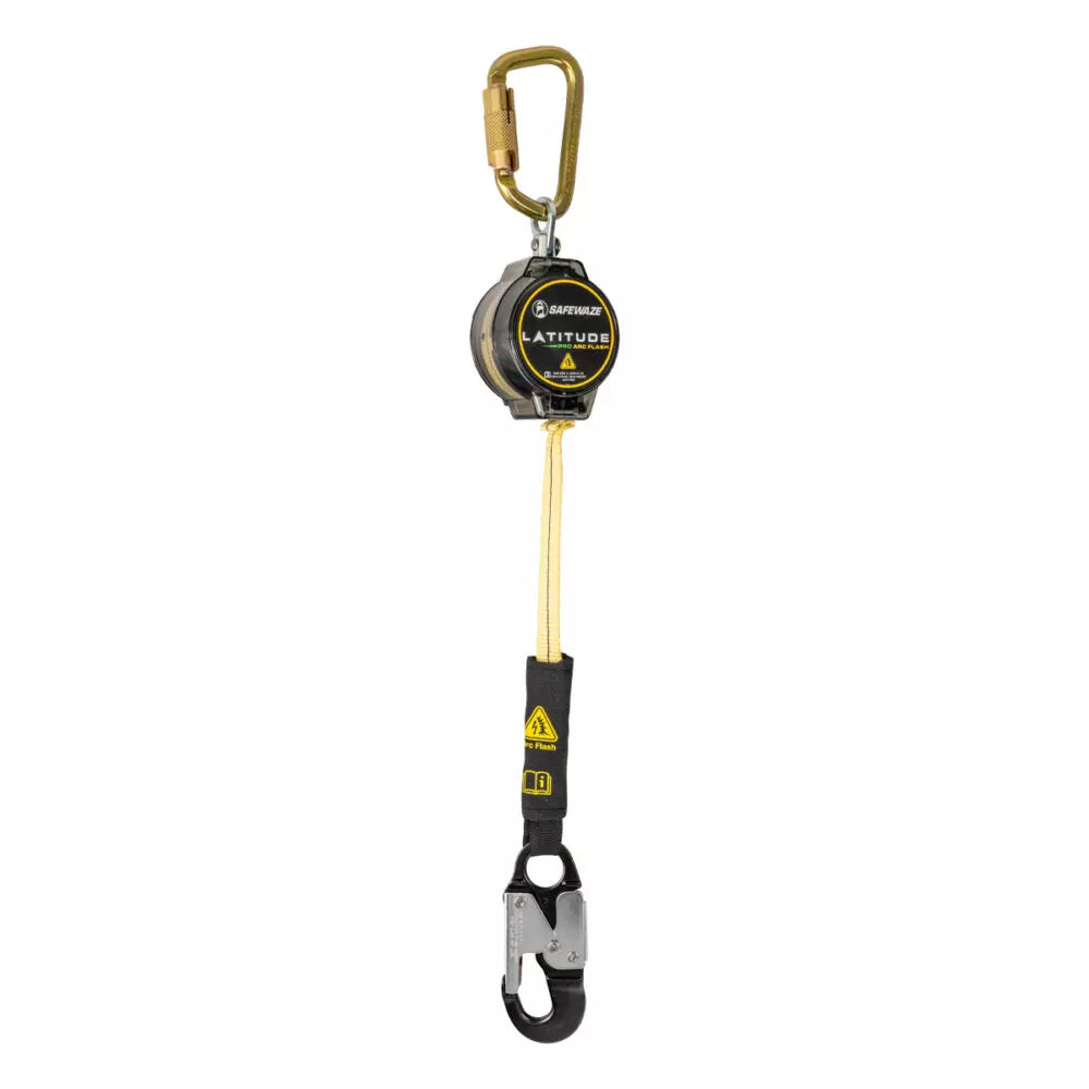 Latitude Pro Arc Flash 7′ Single Web SRL-P: Carabiner 020-5202 Safewaze Alu Snap