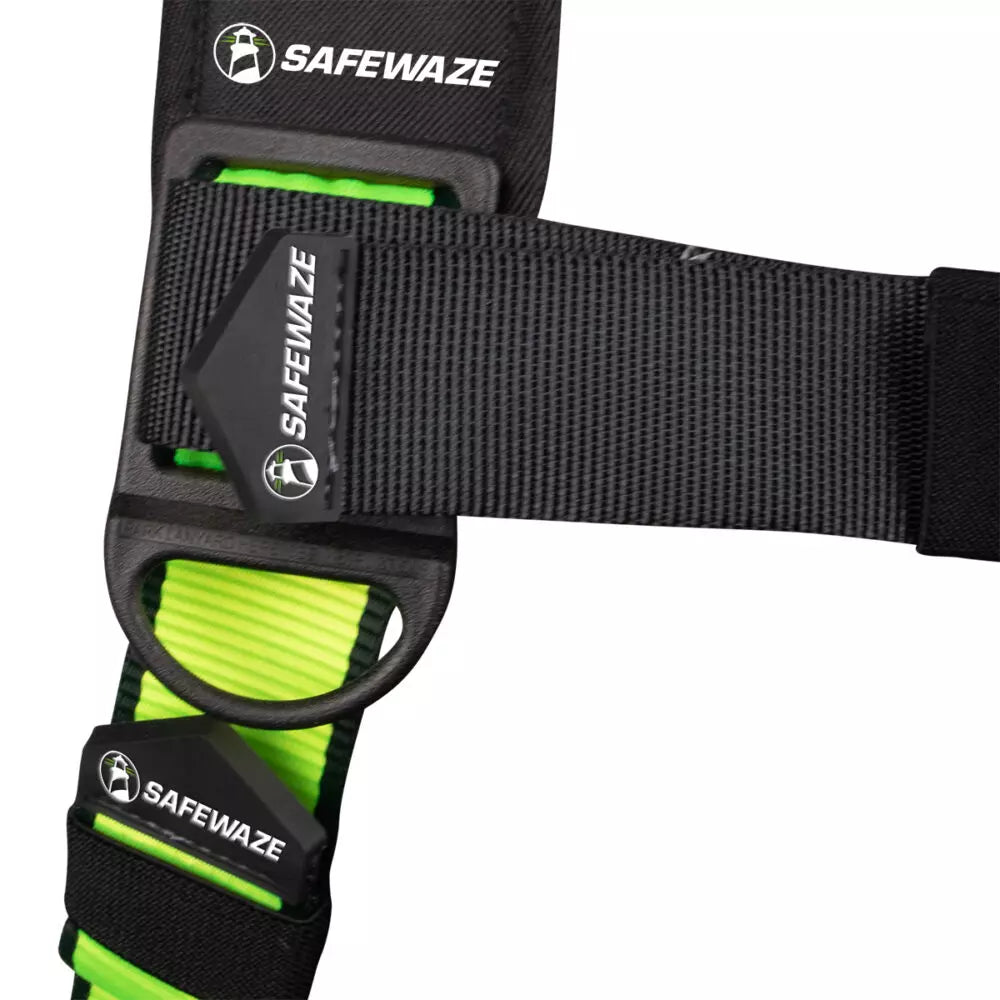 PRO Construction Harness: 3D, QC Chest/Legs Safewaze