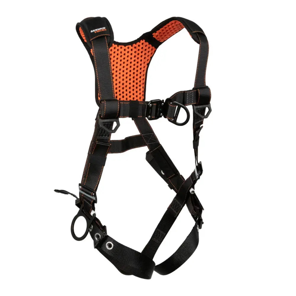 V-Select Full Body Harness: 3D, QC Chest, FD, TB Legs Safewaze