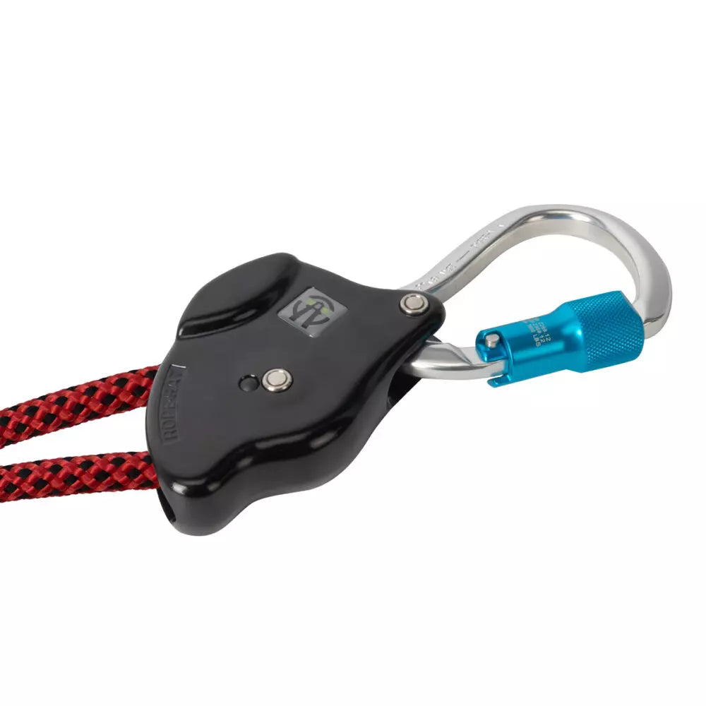 6.5′ Rope Positioning Assembly: Rope Adjuster, Alu Carabiners Safewaze