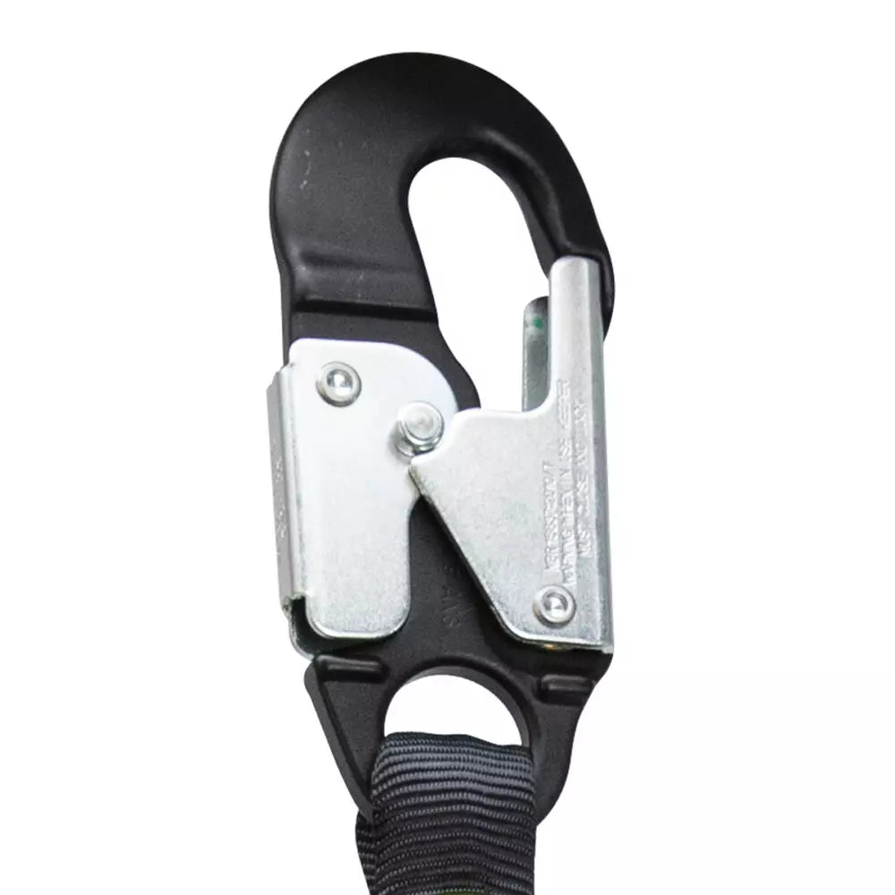 20″ Web Restraint Lanyard: Alu Snap Hook, Alu Rebar Hook Safewaze