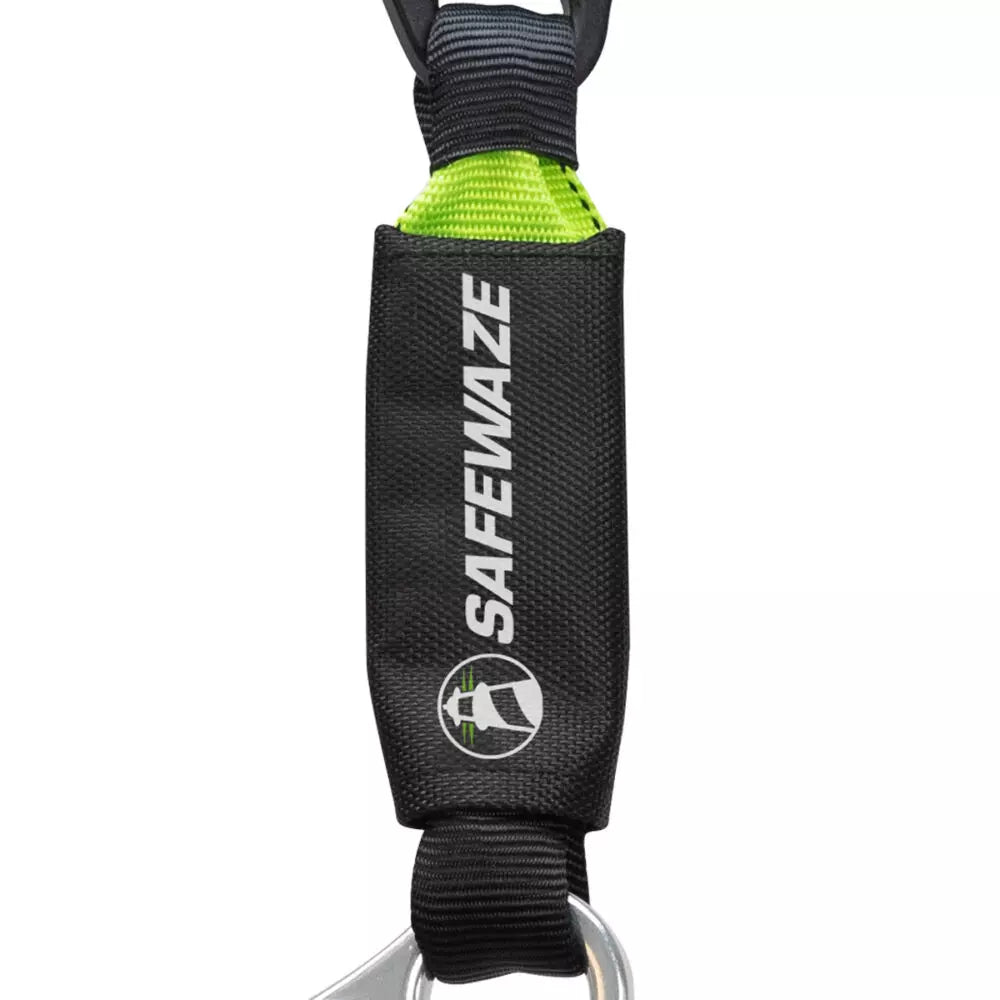 20″ Web Restraint Lanyard: Alu Snap Hook, Alu Rebar Hook Safewaze