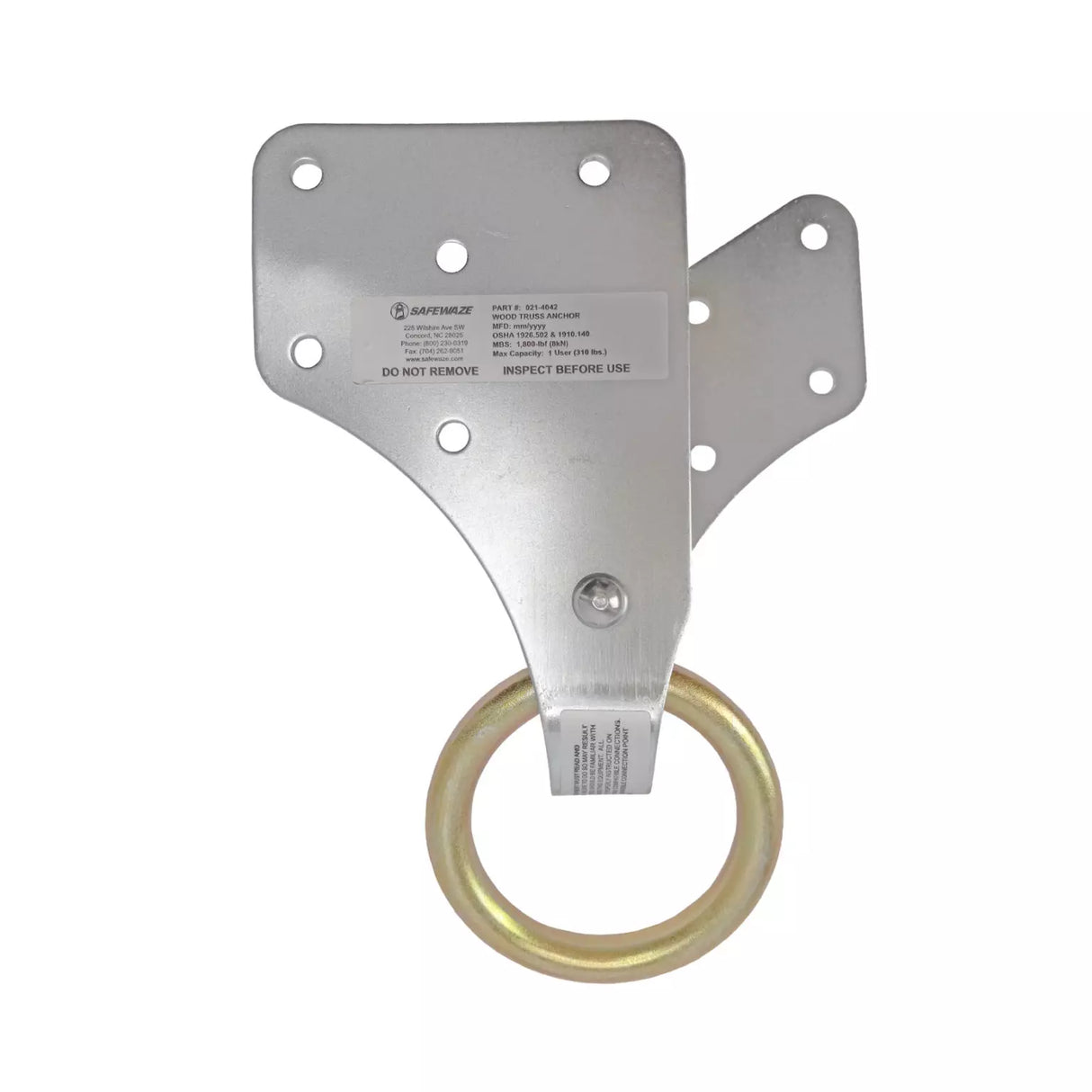 Wood Truss/Attic Anchor Safewaze