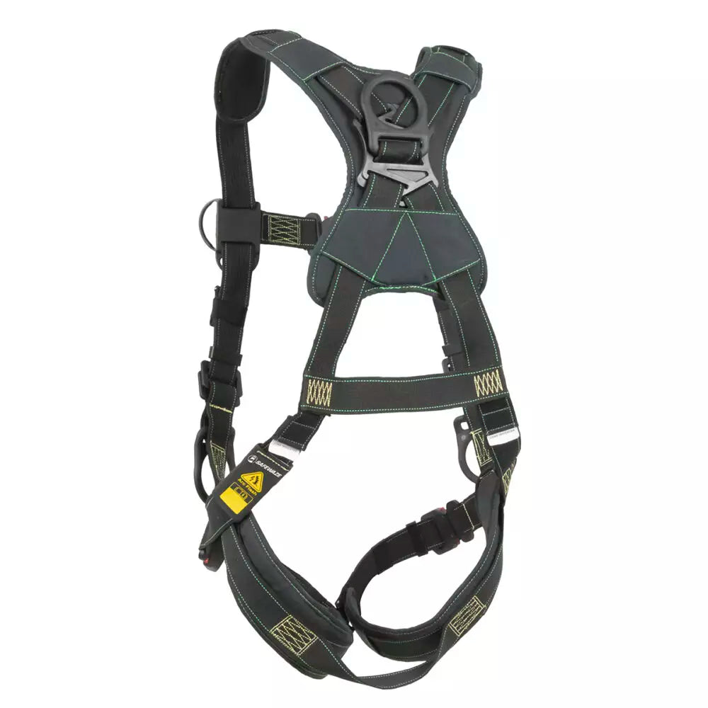 Arc Flash Full Body Harness: DE 3D, DE QC Chest, DE FD, DE QC Legs Safewaze