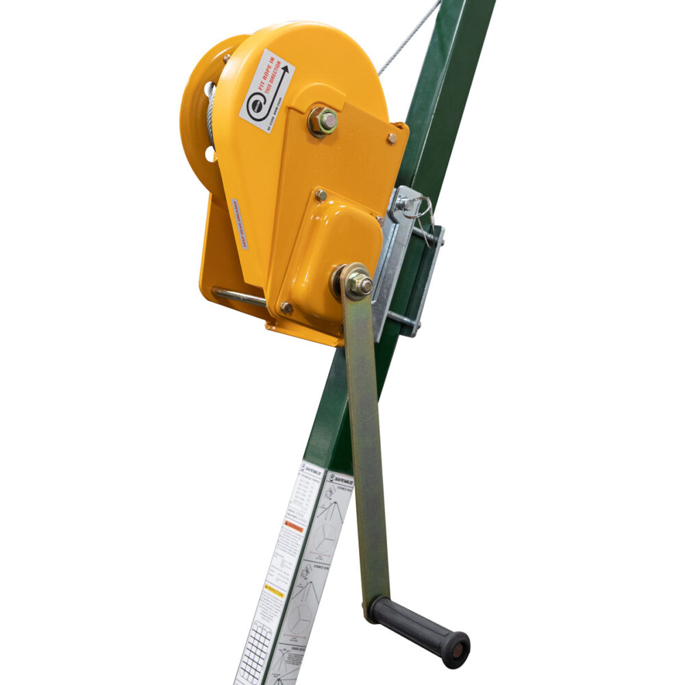 10′ Tech Tripod Kit: 65′ Material Winch, 65′ 3-Way Safewaze