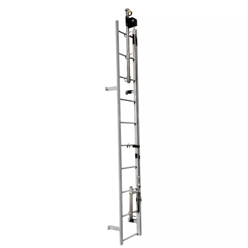 Stainless Steel Ladder Climb System, 4-Person Complete Kit Safewaze