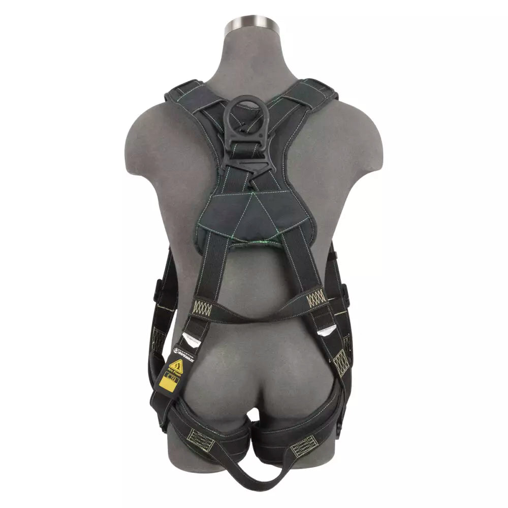 Arc Flash Full Body Harness: DE 1D, DE QC Chest/Legs Safewaze