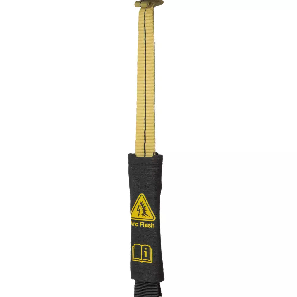 Latitude Pro Arc Flash 7′ Single Web SRL-P: 13″ Aramid Ext. w/Alu Snap Hook, Alu Captive Eye Carabiner Safewaze
