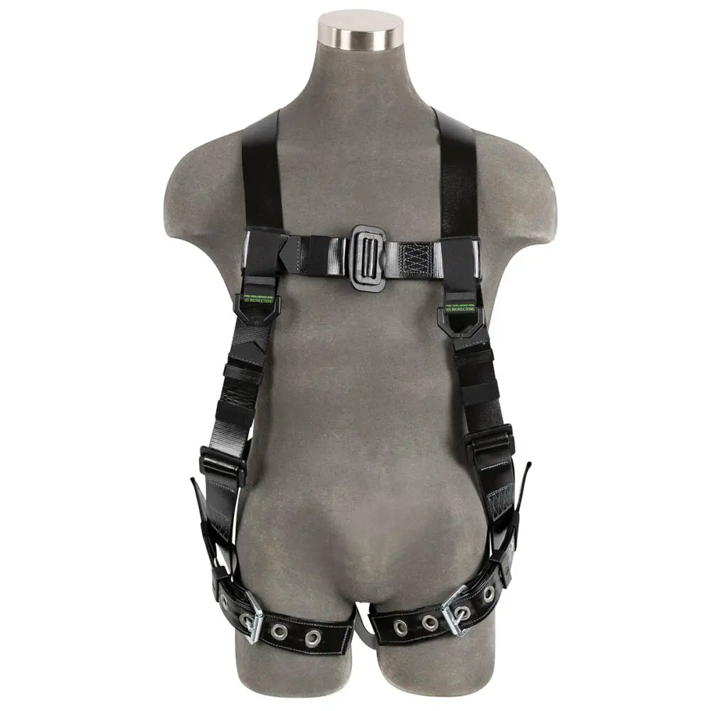 PRO-Shield Full Body Harness: 1D, DE MB Chest, TB Legs Safewaze