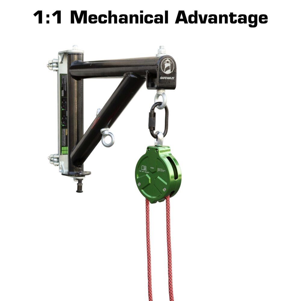 Mounted Material Lift System: 1.6”- 2” Clamps Safewaze