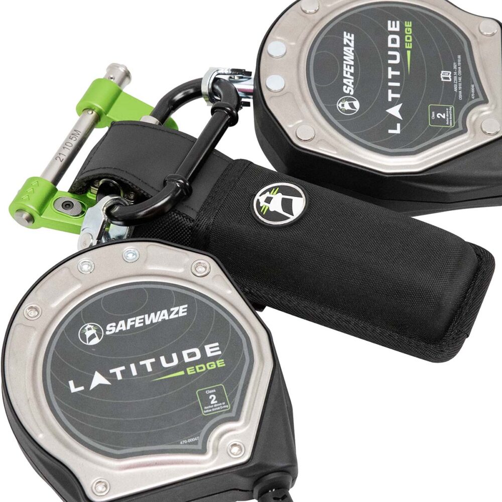 Latitude Edge Tie-Back 7′ Dual Cable SRL: 20″ Tie-Back Safewaze