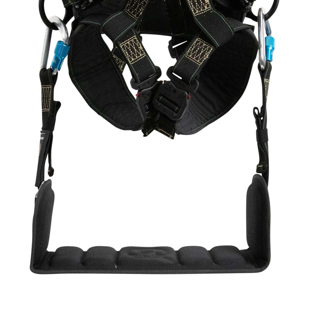 Arc Flash Wind & Tower Harness: 5D, Removable Seat, QC Legs Safewaze