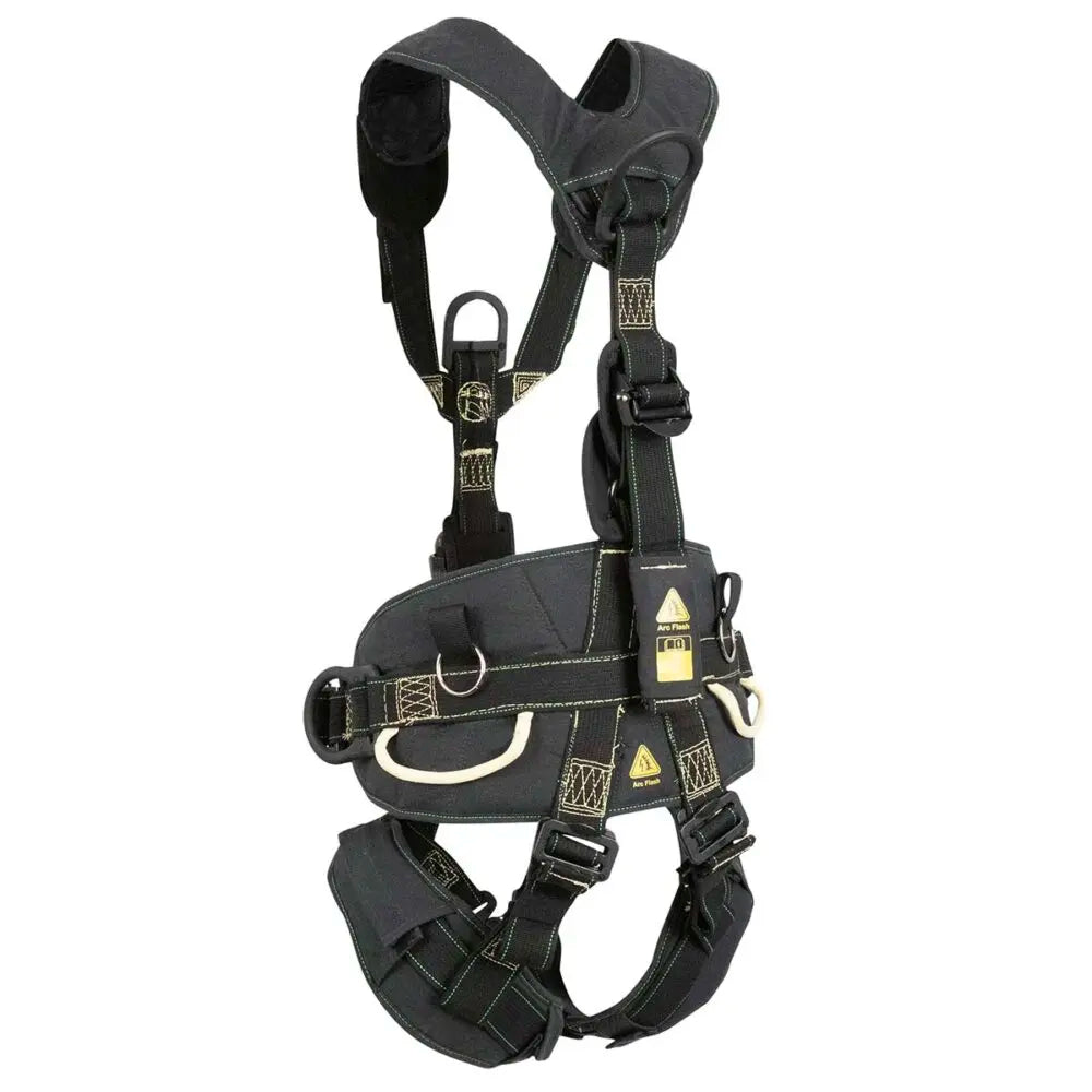 Arc Flash Wind & Tower Harness: 5D, QC Legs Safewaze