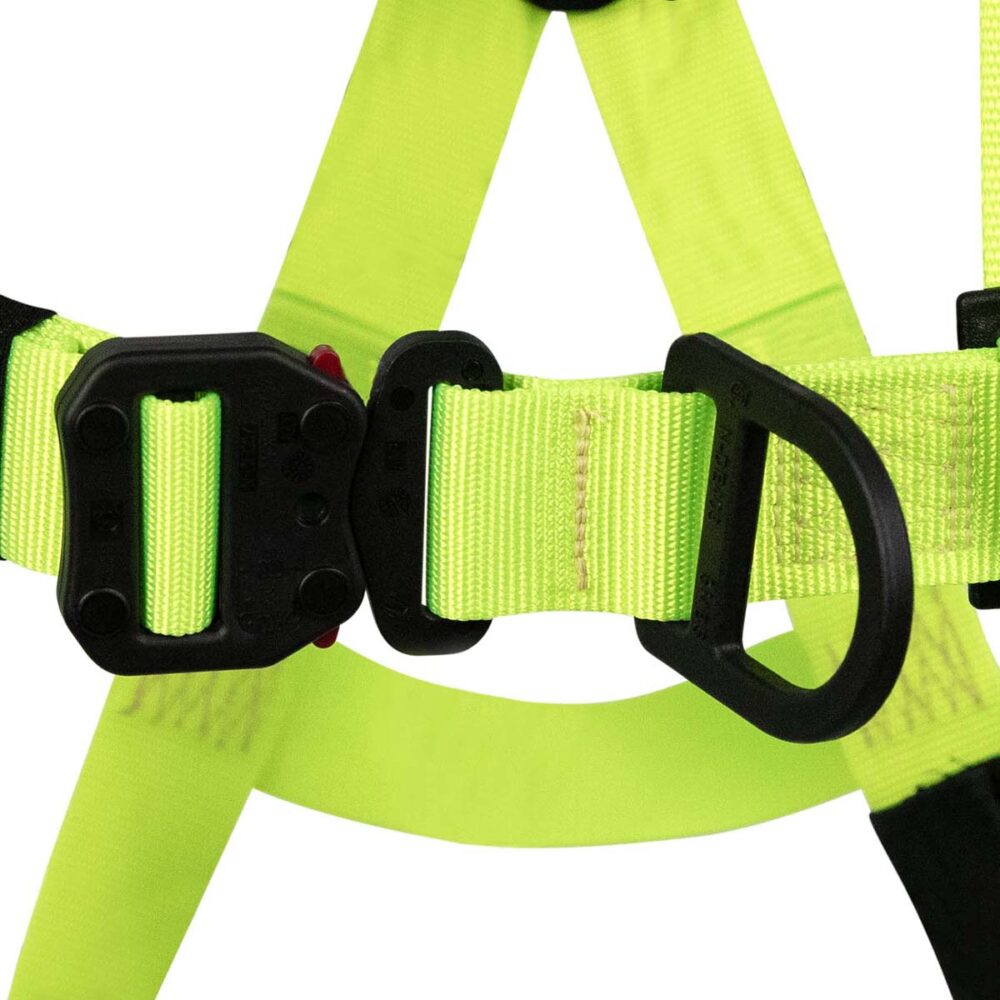 Arc Flash Full Body Retrieval Harness: SL 3D, SL Shoulder D’s, DE QC Chest, DE FD, DE QC Legs Safewaze