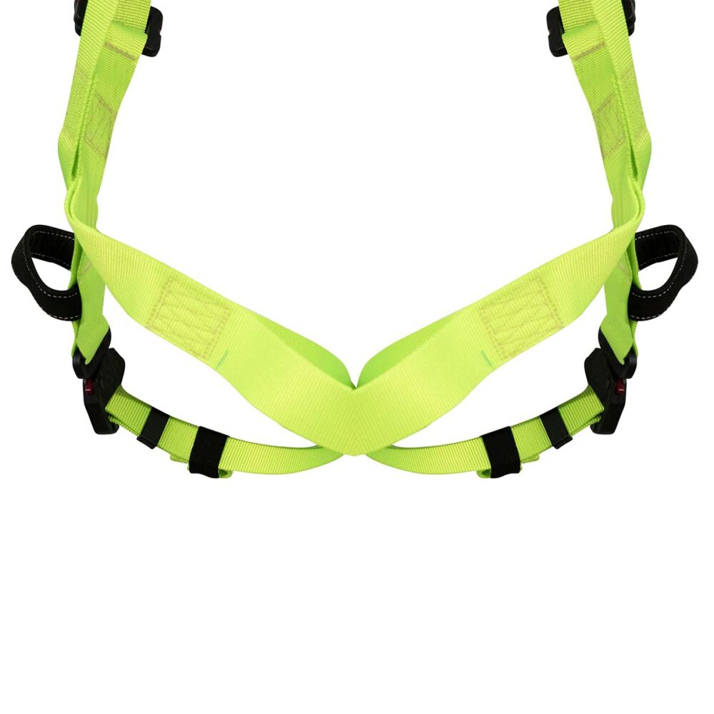 Arc Flash Full Body Retrieval Harness: SL 3D, SL Shoulder D’s, DE QC Chest, DE FD, DE QC Legs Safewaze