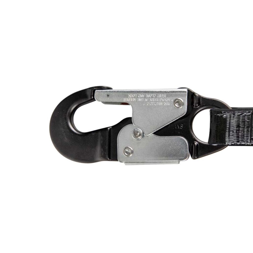 PRO-Shield 6′ Energy Absorbing Lanyard: Dual Leg, Alu Snap Hooks Safewaze