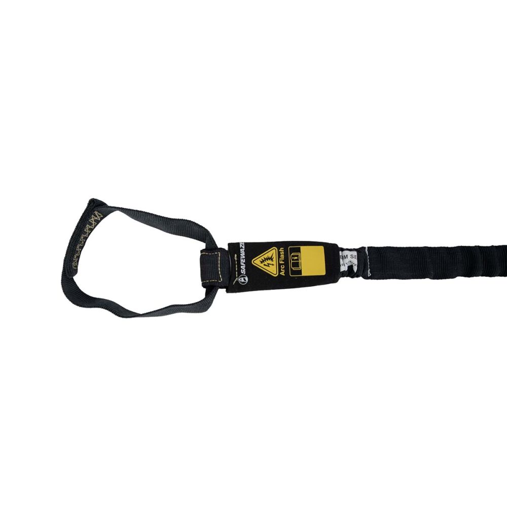 Arc Flash 6′ Internal Energy Absorbing Lanyard: Aramid, Soft Loop, Alu Rebar Hook Safewaze