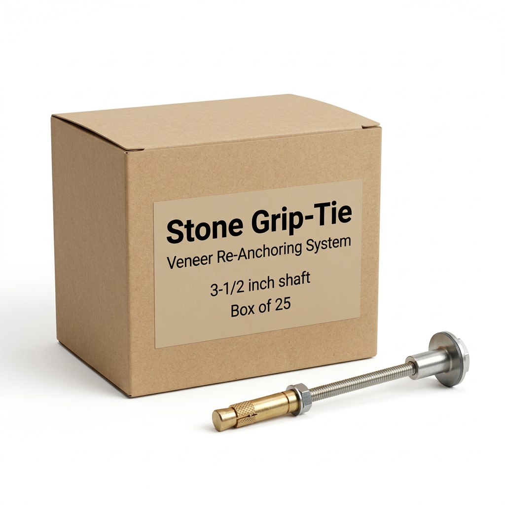 Stone Grip-Tie Veneer Re-Anchoring System - Box of 25