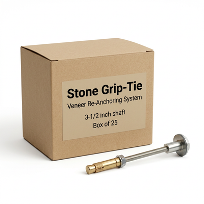 Stone Grip-Tie Veneer Re-Anchoring System - Box of 25