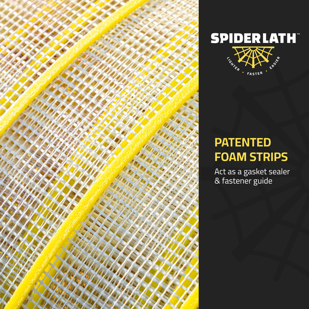 Self Furring Roll Fiberglass Lath 3.4 Metal Lath Alternative for Stucco, Stone & Masonry