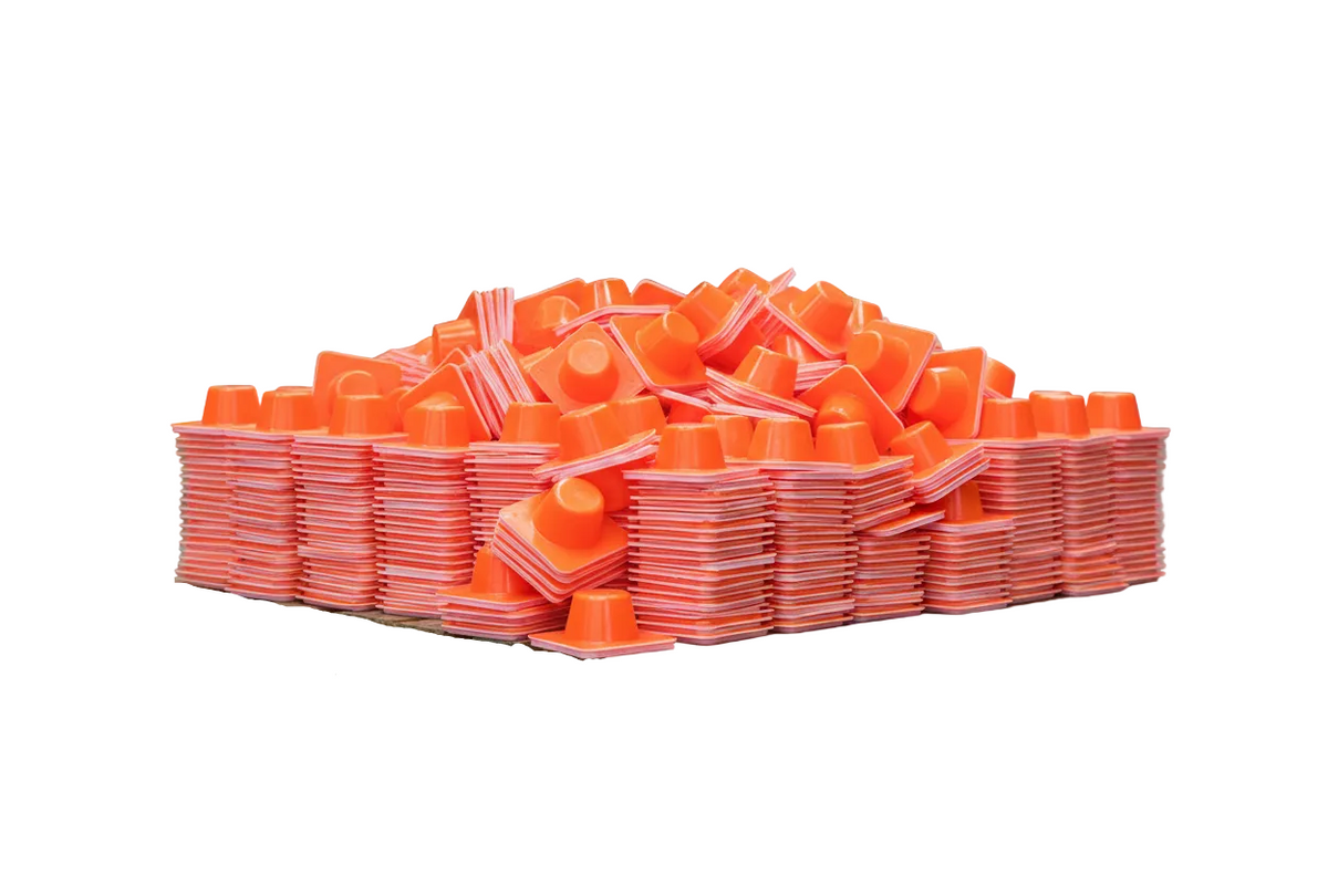 2 Inch Traffic Safety Cone - Tri-Glo - 1,000 Count Diamond Tool Store