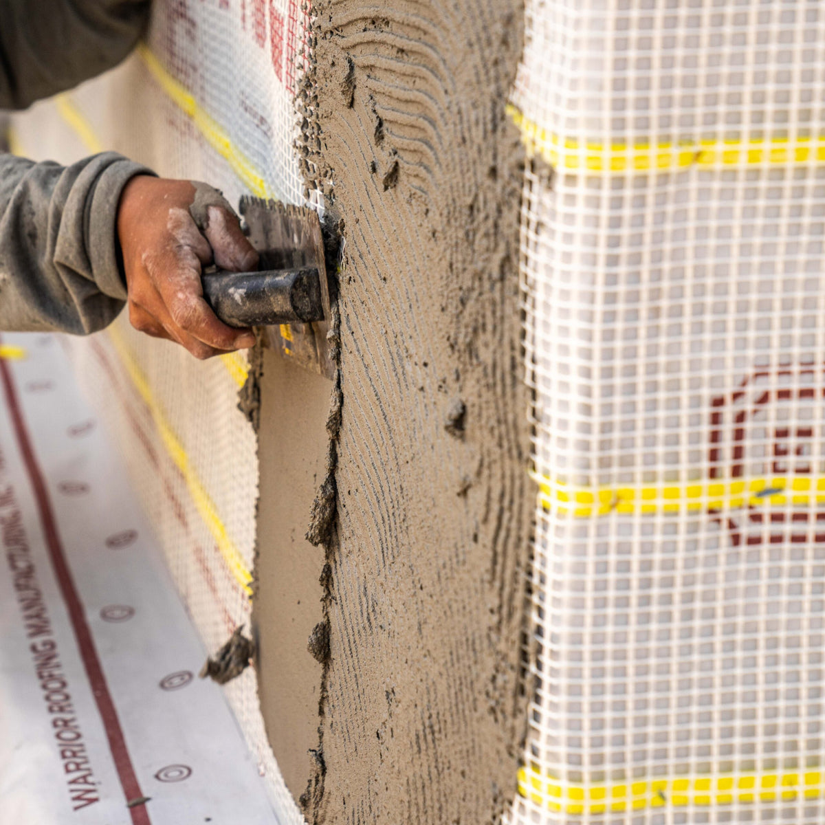 Self Furring Roll Fiberglass Lath 3.4 Metal Lath Alternative for Stucco, Stone & Masonry