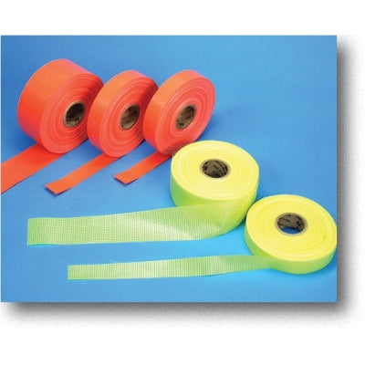 Glo Reinforced Barricade Tape Mutual Industries