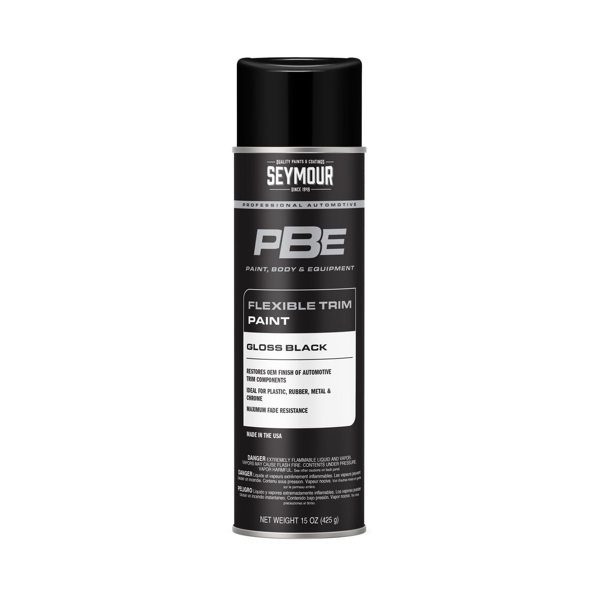 PBE Professional Trim Paints - Case of 6 20-1677 Seymour Gloss Black