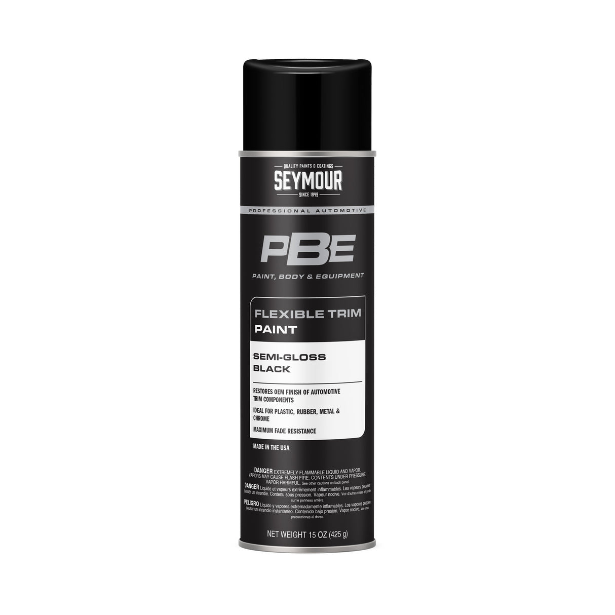 PBE Professional Trim Paints - Case of 6 20-1679 Seymour Semi Gloss Black