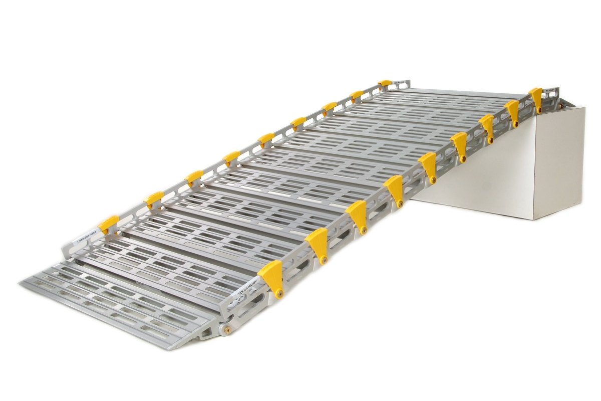 26" Wide Modular Ramp System without Handrails Roll-A-Ramp