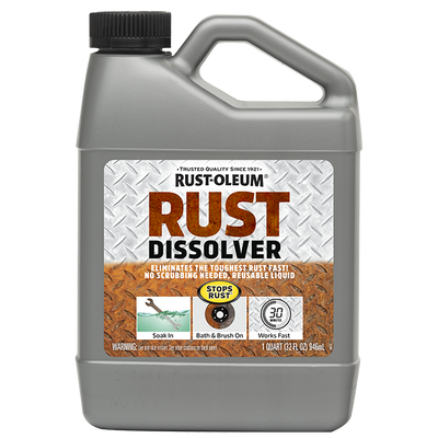 Rust Dissolver 293617 Rust-Oleum Quart (Bath/Brush) (Case of 4)