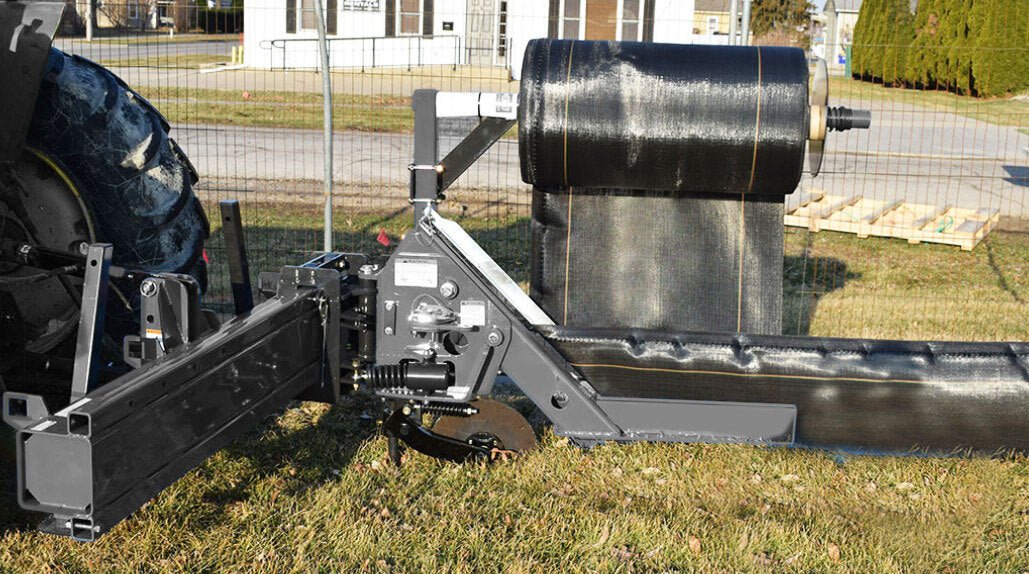3-Point Hitch Silt Fence Installer Blue Diamond Attachments