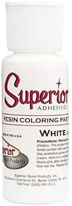 Superior RESIN COLORING PASTE Superior Stone Products Single - 2oz White