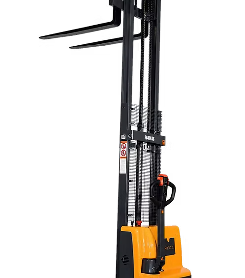 Full Powered Electric Straddle Stacker - DC Motor with 119" Lift EKKO