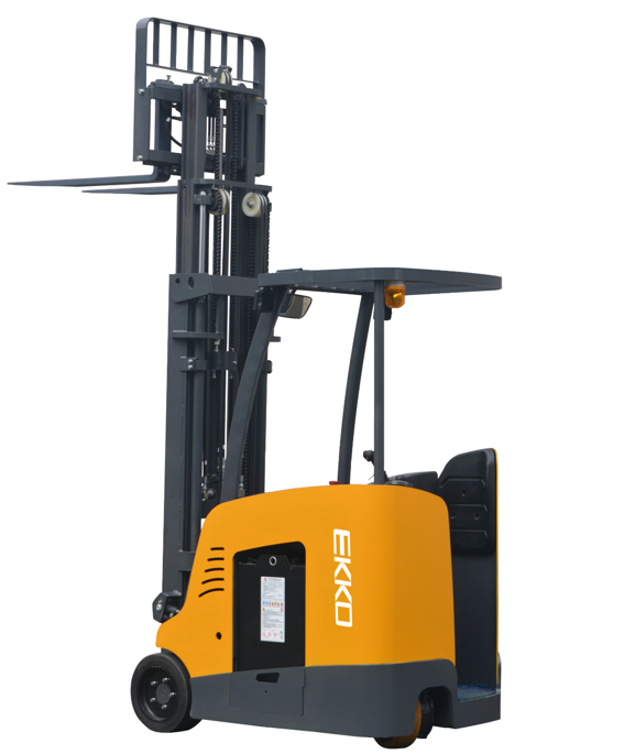 Stand-Up Rider Electric Forklift - 4,000lb with 216" Lift EKKO
